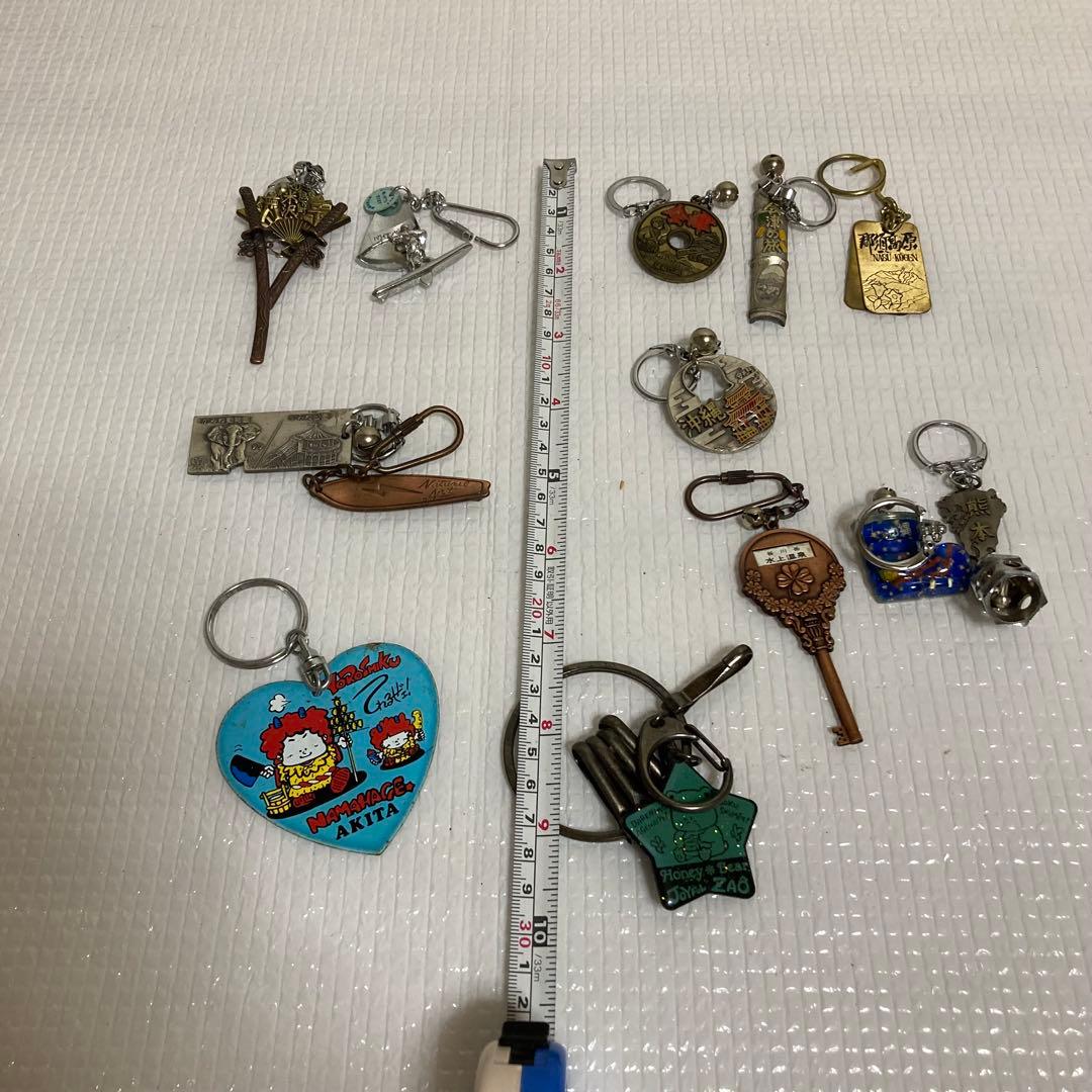 昭和レトロ ご当地キーホルダー まとめ売り 観光地 ヴィンテージ 秋田 沖縄 他