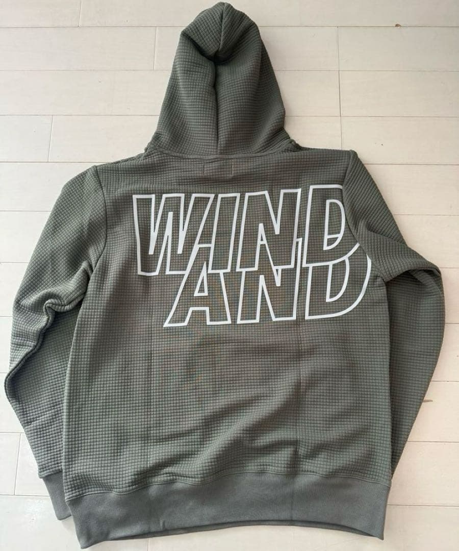 新品未使用　WIND AND SEA ワッフルパーカー　XLサイズ