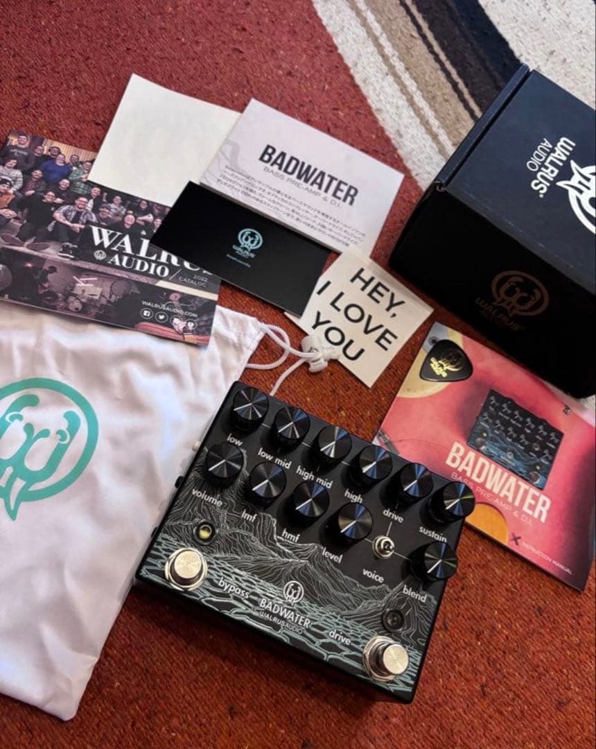 ベース WALRUS AUDIO BADWATER Bass Pre-Amp D.I.