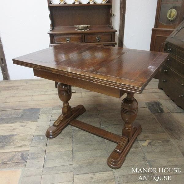 イギリス アンティーク 家具 ドローリーフテーブル ダイニング 英国 6063d