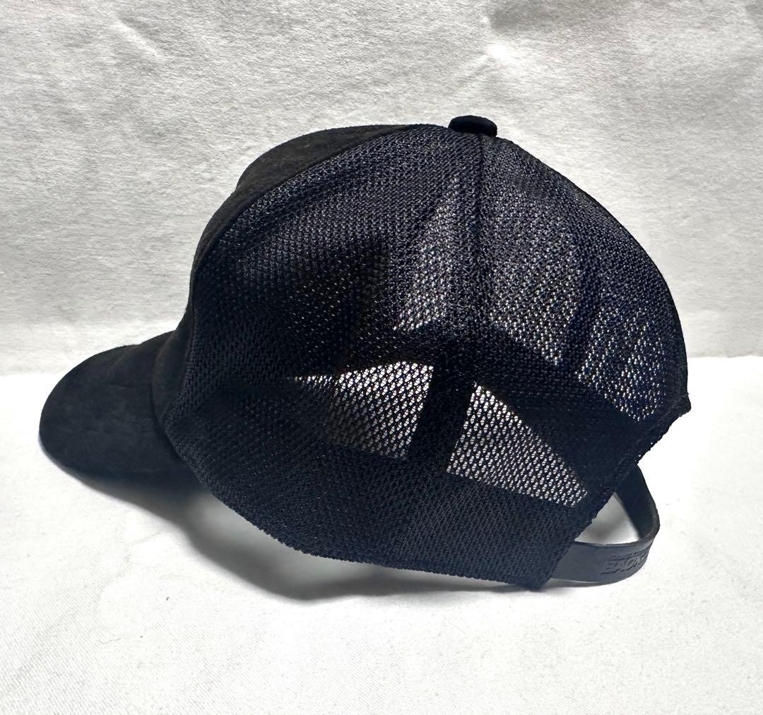 新品BACKLASHカンガルースエード刺繍メッシュキャップ/バックラッシュ帽子