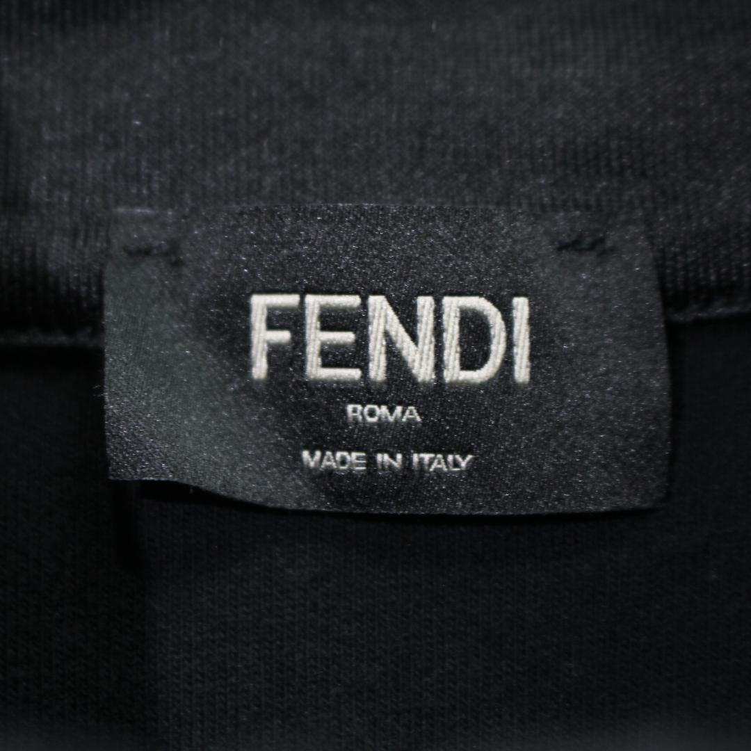 Fendi フェンディ ロゴエンブレム ジャージ ジャケット ブラック サイズL