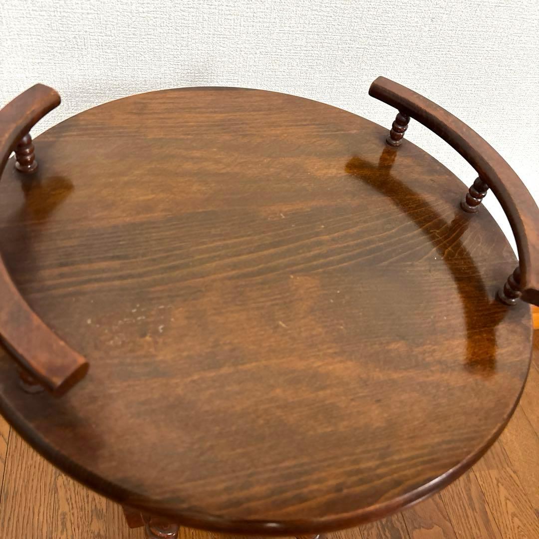 【良品】飛騨産業 サイドテーブル ティーテーブル ヴィンテージ