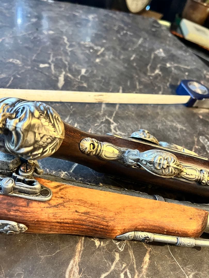 西洋火縄銃装飾銃古式銃 パイレーツカリビアン ジャックバロウ レプリカ銃 玩具