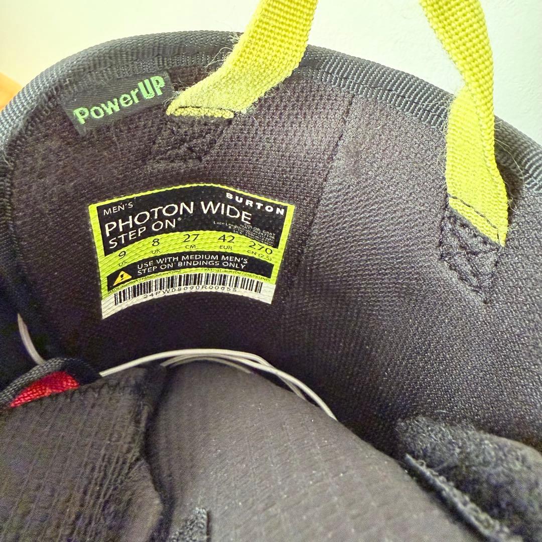 Burton STEP ON Photon BOA WIDE バートン 27.0