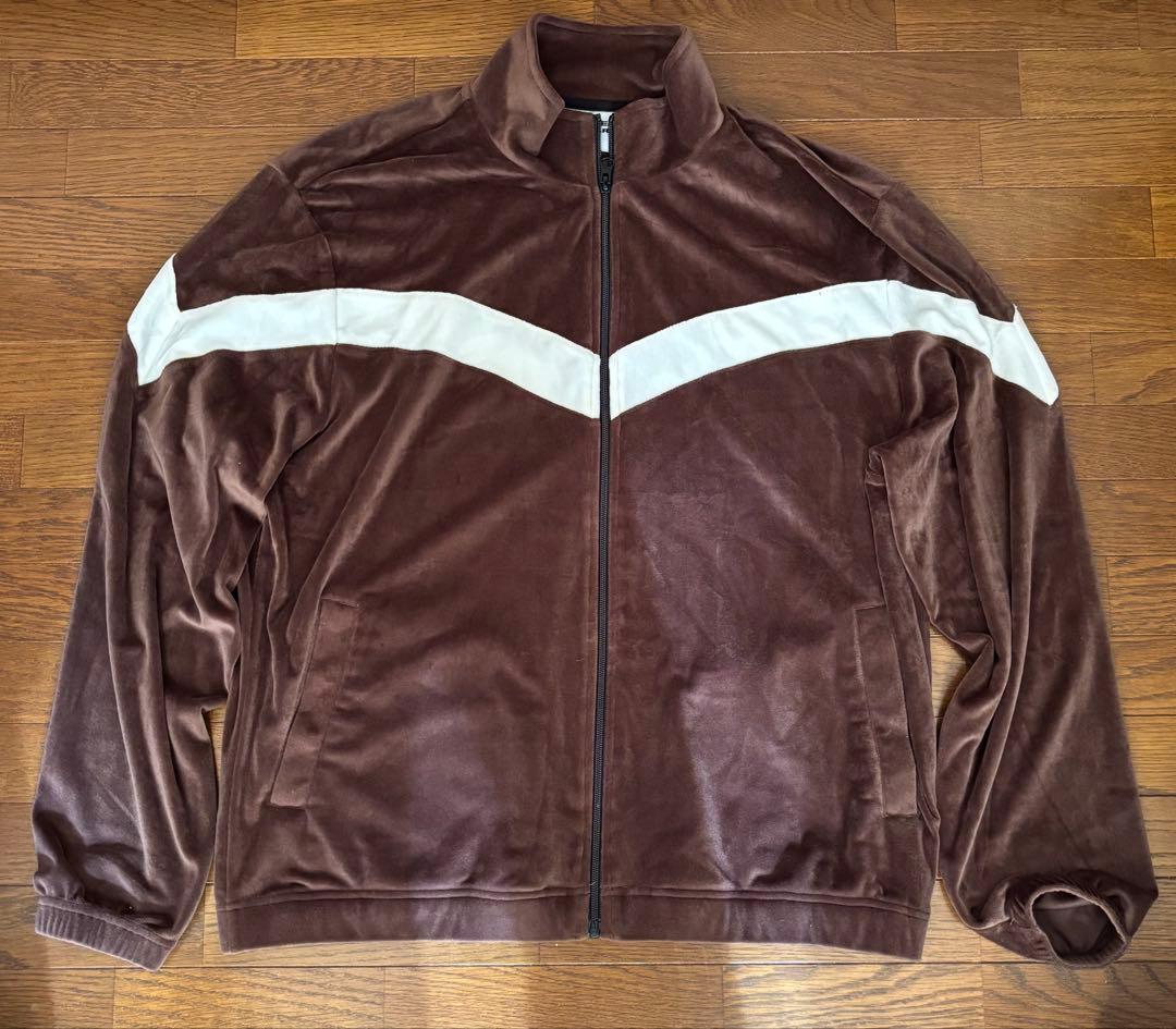 スケートボード hardieshardware Velour zip up set up L