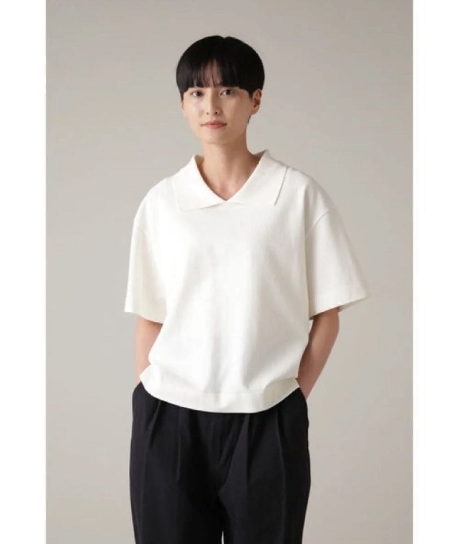 2024SS マーガレットハウエル オーガニックコットンピケ ポロシャツ