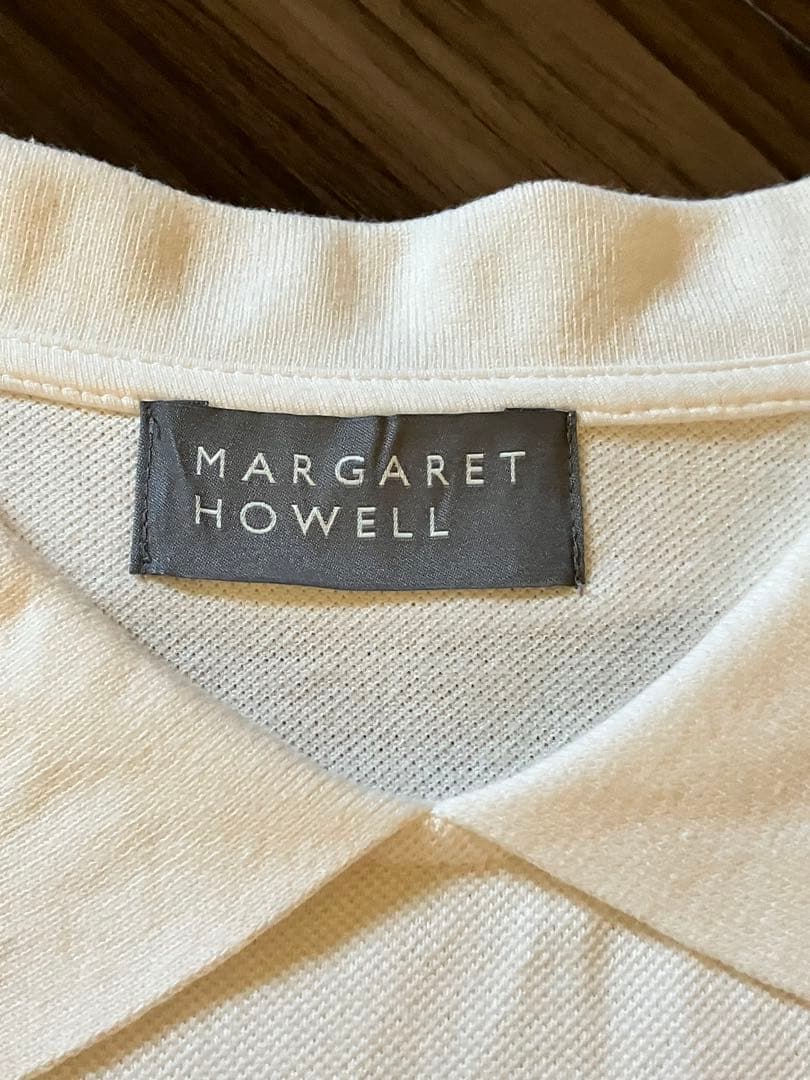 2024SS マーガレットハウエル オーガニックコットンピケ ポロシャツ