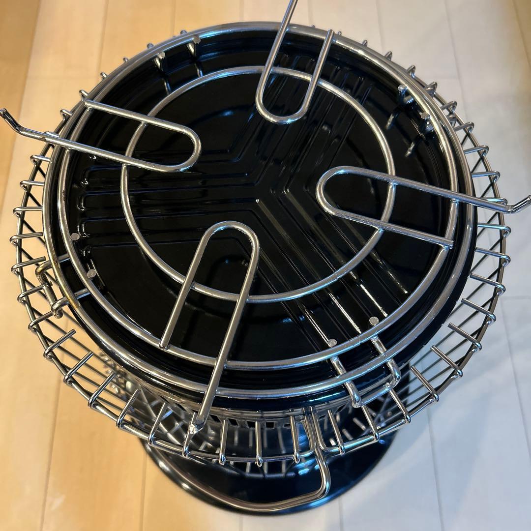 五徳付きトヨトミ ストーブ 黒KS-67H