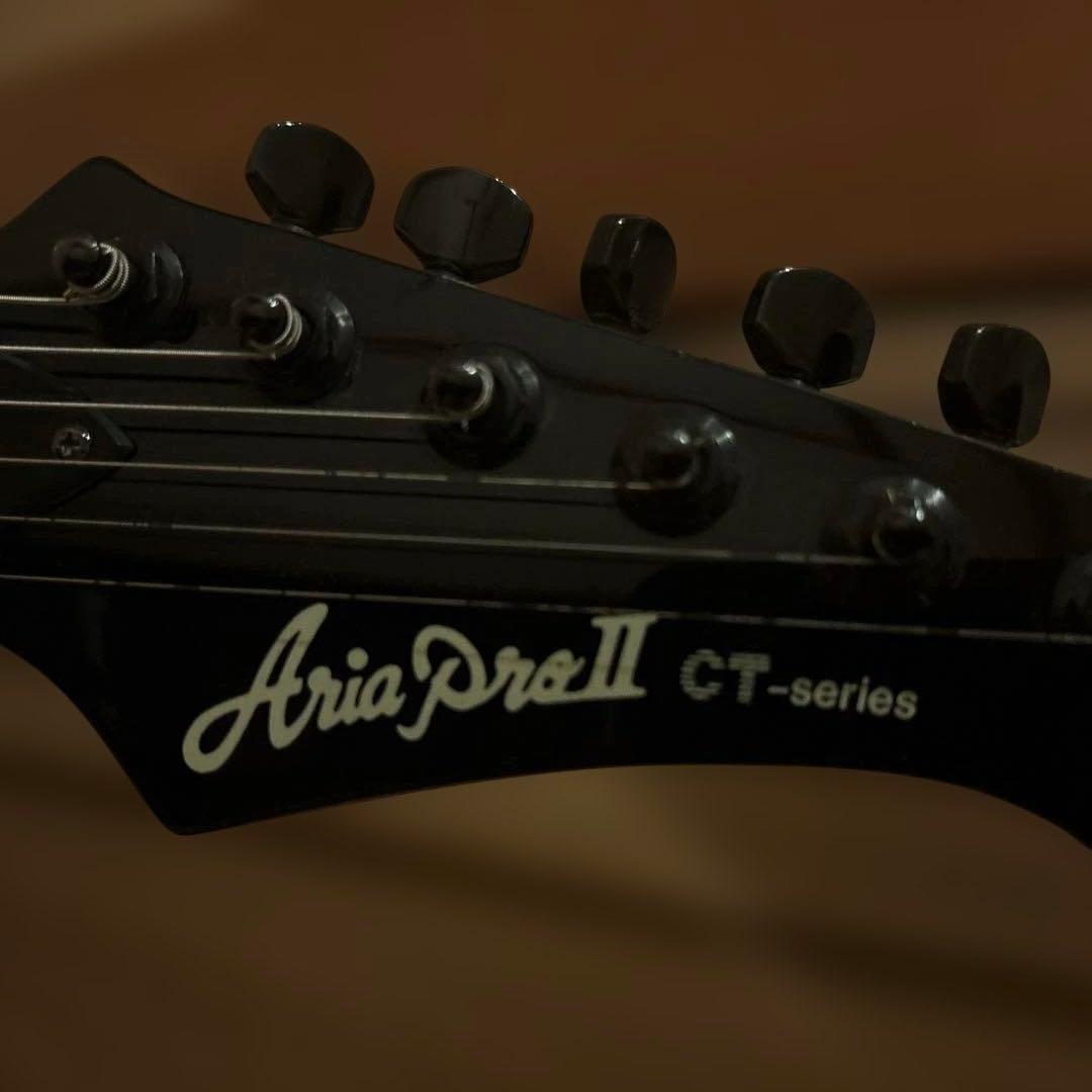 Aria Pro II CT-ST3 ブラックパーツ仕様 トレモロアーム付