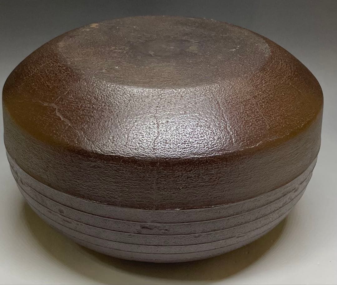 momotoi　人間国宝　高橋敬典　平丸筋入釜　茶釜　共箱　C 50