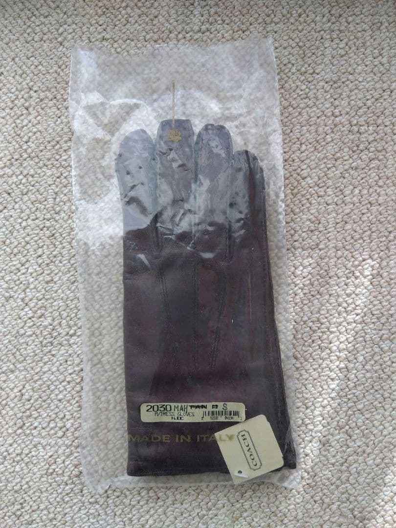 COACH(コーチ)革手袋　男性