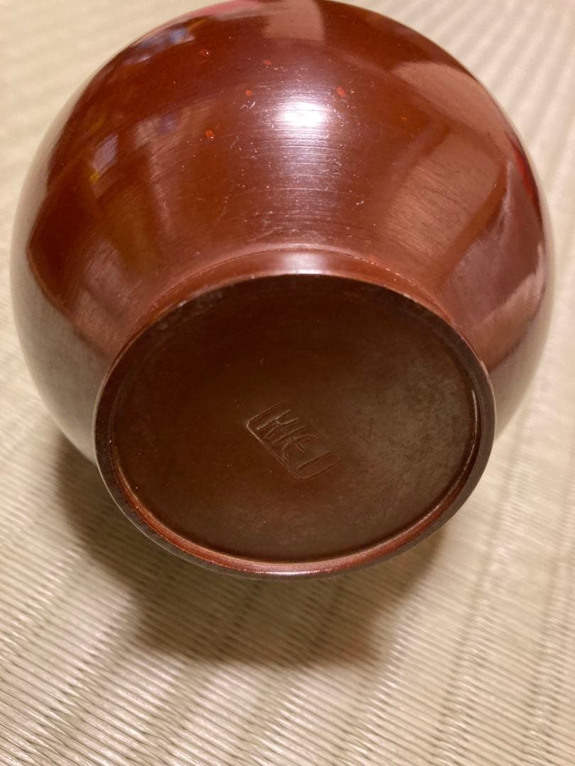 【気まぐれ価格‼️人間国宝‼️】角谷一圭 鋳銅 花瓶 人間国宝 銅製 茶道具 希少