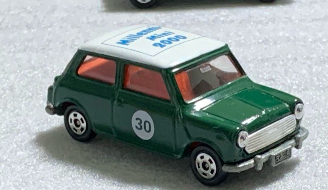 トミカ ミニクーパー millenni-mini 2000 ブルー