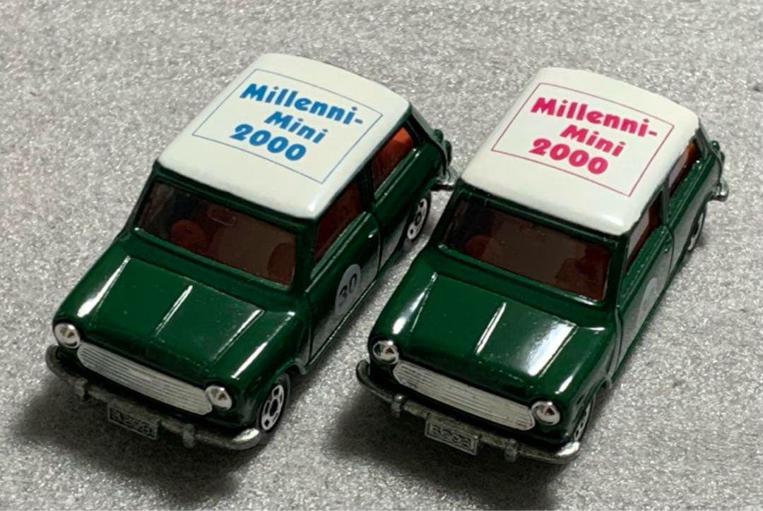 トミカ ミニクーパー millenni-mini 2000 ブルー