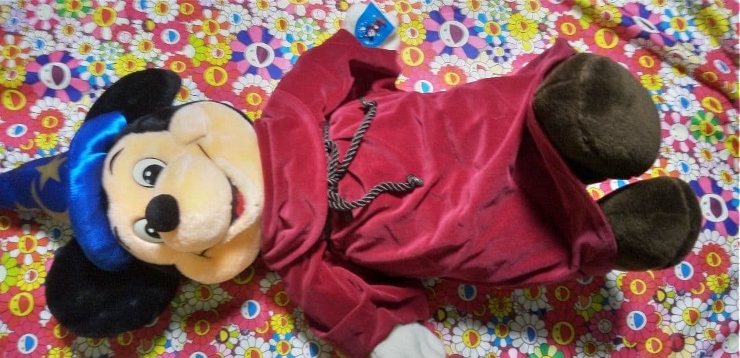 ♥超特大♥1988年♥美品♥ディズニーランド5周年♥ミッキーマウス♥ぬいぐるみ♥