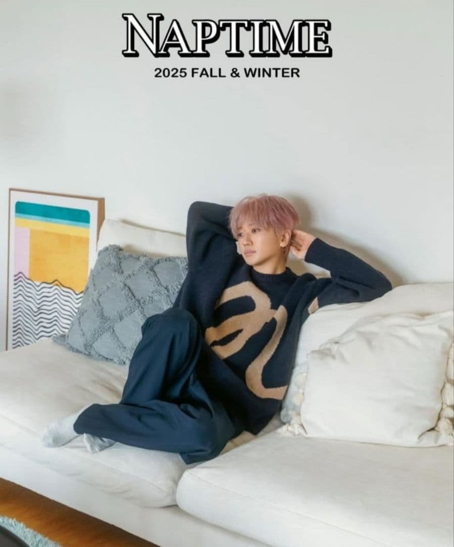 新品未使用　Naptime　Nissy　ニットプルオーバー　ネイビー