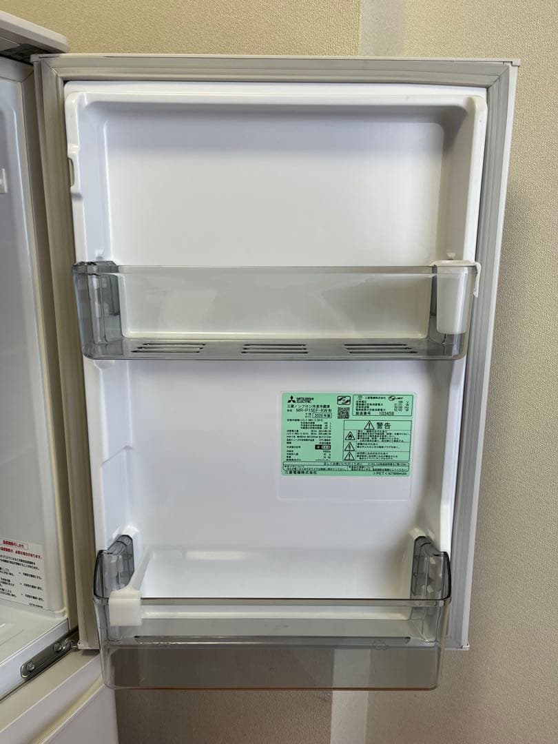 三菱 ノンフロン冷凍冷蔵庫 MR-P15EF-KW 2020年製 146L
