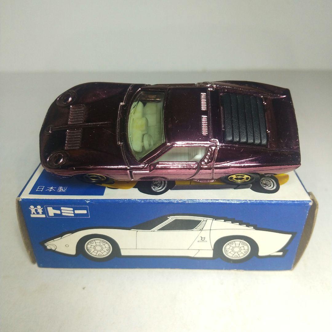 (3817)トミカ 青箱 日本製 ランボルギーニ ミウラ SV