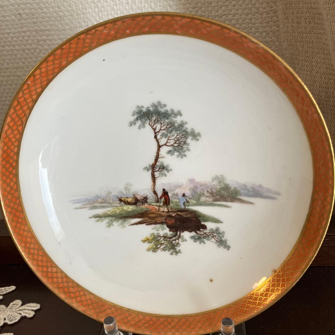 アンティークマイセン マルコリーニ期　ミニアチュールのCS