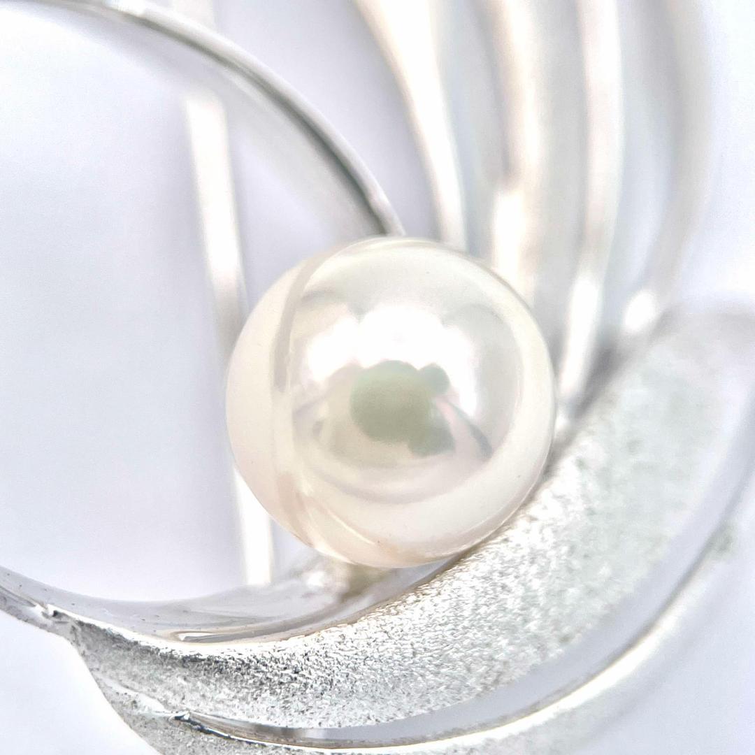 タサキ パール 8.0mm ブローチ セレモニー 卒業式 入学式 シルバー 箱