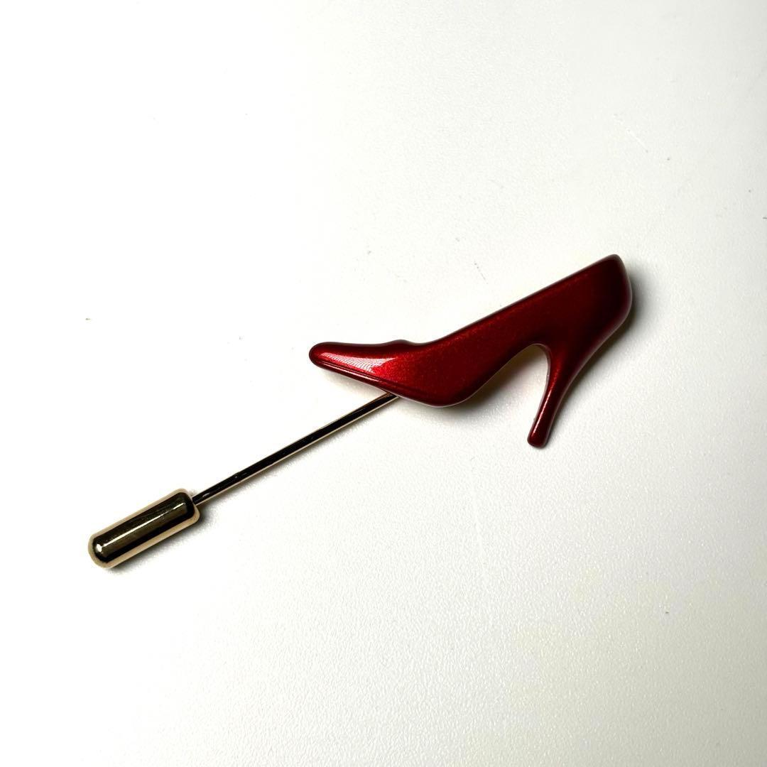 ✨️極美品✨️サルヴァトーレ フェラガモ ブローチ ハイヒール 箱付き