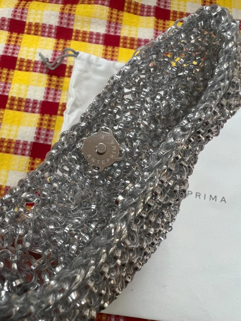 ANTEPRIMA シルバー スパンコール ショルダーバッグ