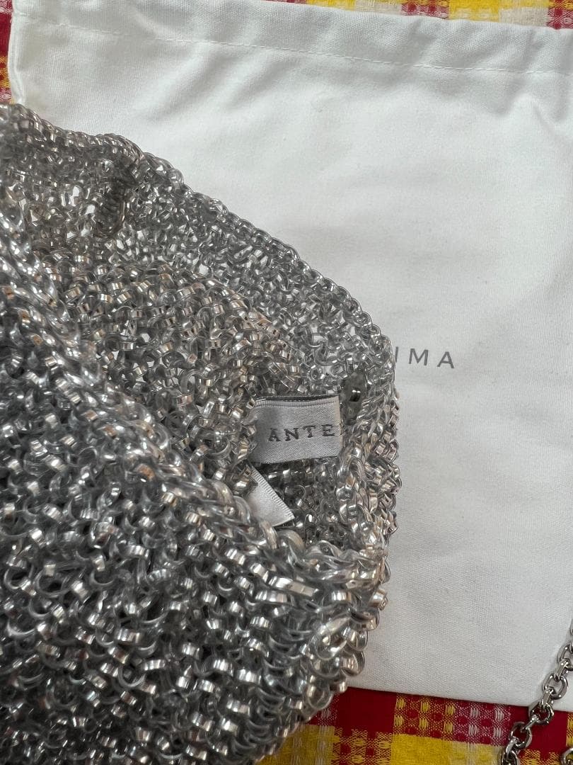 ANTEPRIMA シルバー スパンコール ショルダーバッグ