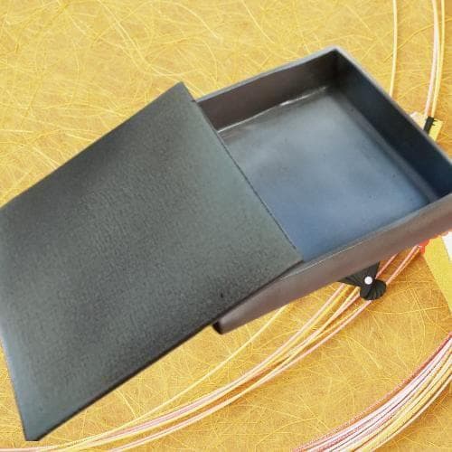 希少【1点物】和食器▷正方形深皿 フタ付 重箱一段 A ▶ほか