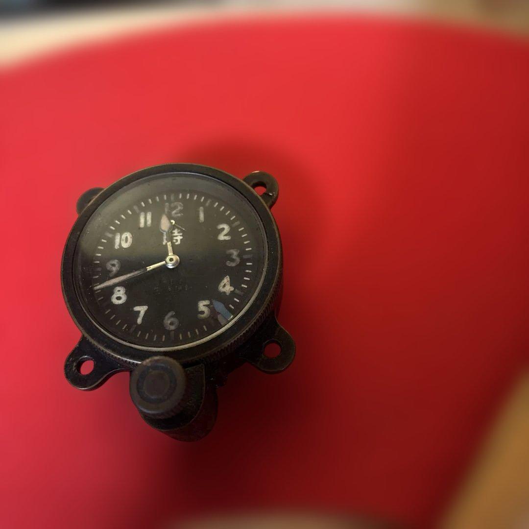 昭和レトロ精工舎 旧日本軍 飛行時計 SEIKO飛行隊 戦闘機搭載計器 航空時計