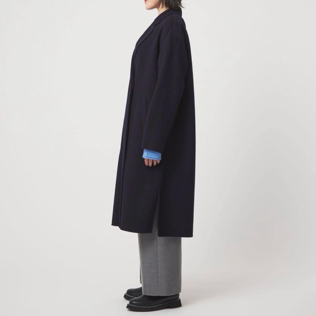 グリーンレーベルリラクシング リバーチェスターコート 2025AW ネイビー