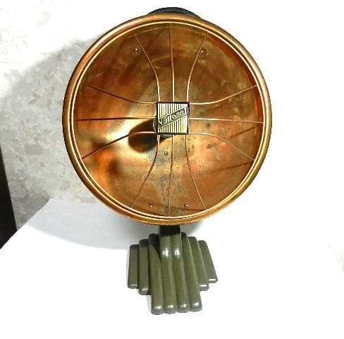 昭和１０年代初頭の松下電熱株式會社製「ナショナル丸型電気反射ストーブ」