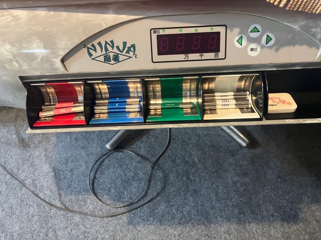 NINJA 麻雀卓 デジタル表示 スタンド付き