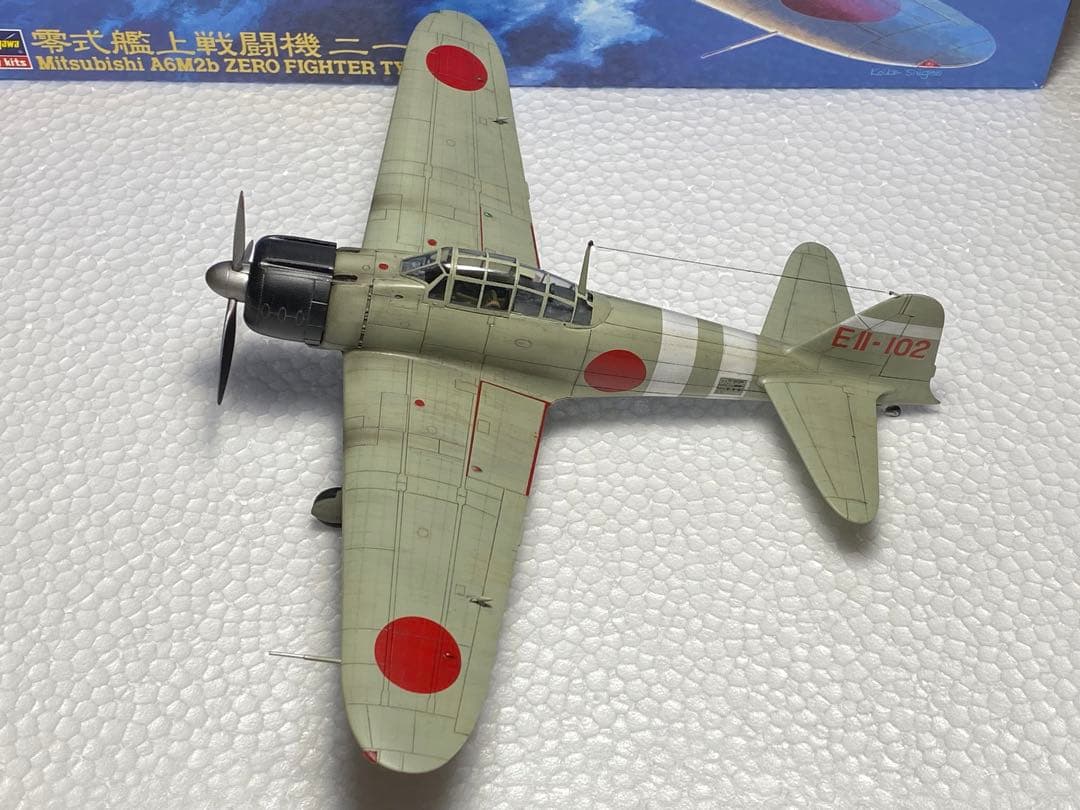完成品　零式艦上戦闘機21型 空母　瑞鶴所属撃墜王　岩本徹三　零戦