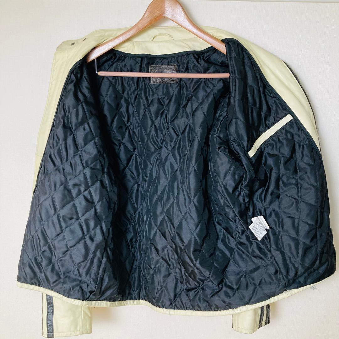 リューグーレザー 2ライン シングル ライダースジャケット