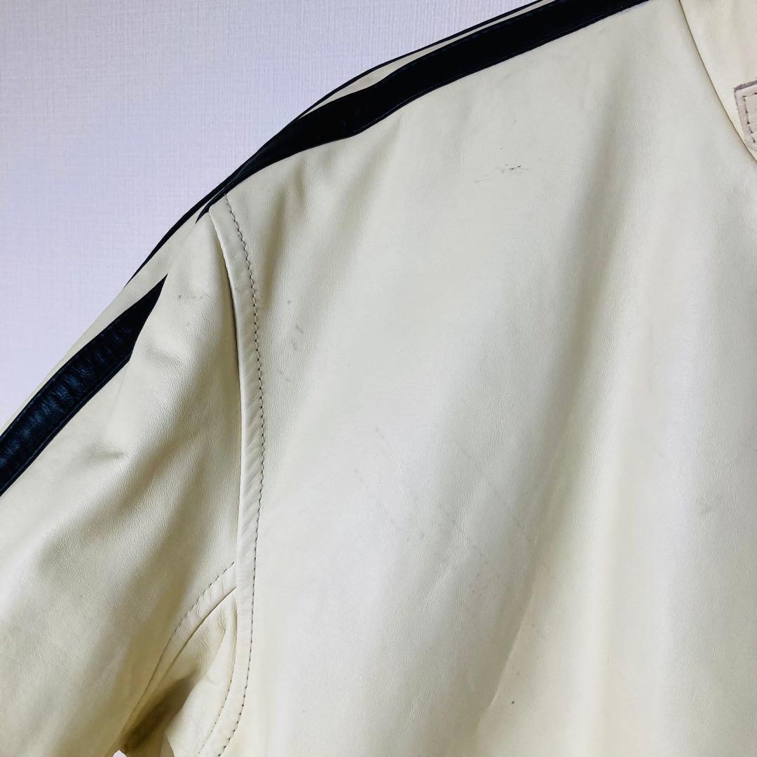 リューグーレザー 2ライン シングル ライダースジャケット