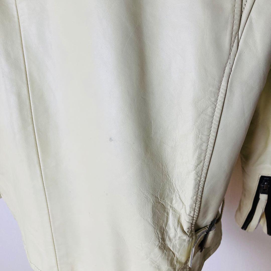 リューグーレザー 2ライン シングル ライダースジャケット