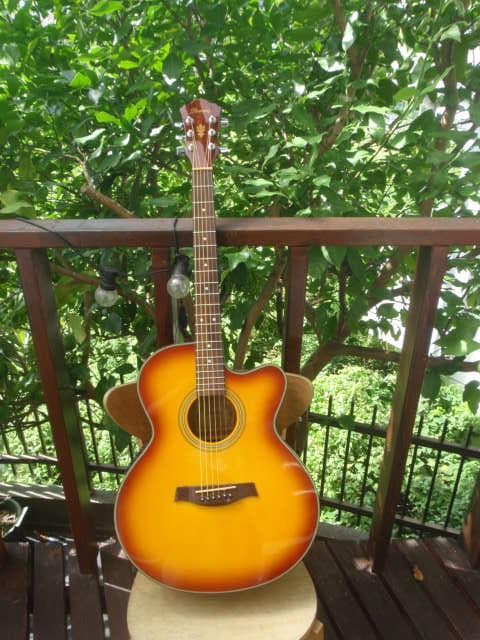 Ibanez AEJ7E-HS エレアコ ブリッジ補修ありますが良く鳴ります