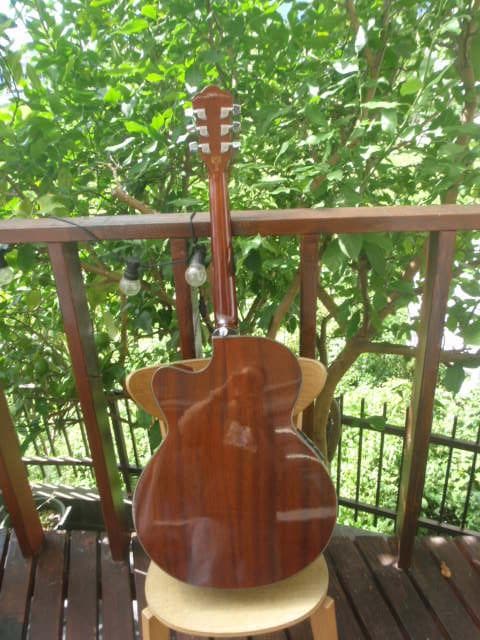 Ibanez AEJ7E-HS エレアコ ブリッジ補修ありますが良く鳴ります