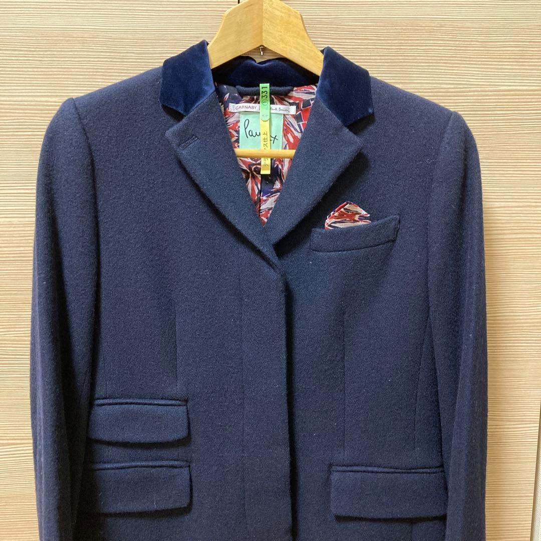ポールスミス　コート　ネイビー　ユニオンジャック
