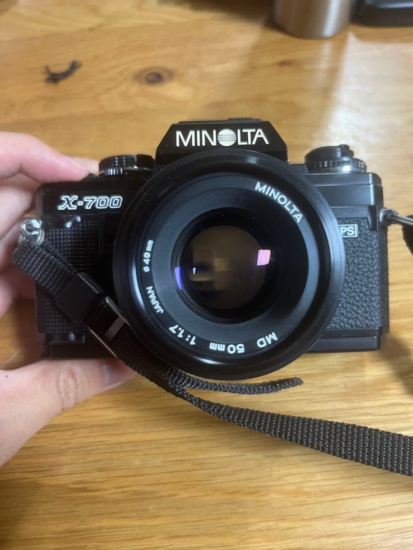 MINOLTA X-700 一眼レフカメラ 50mmレンズ付き