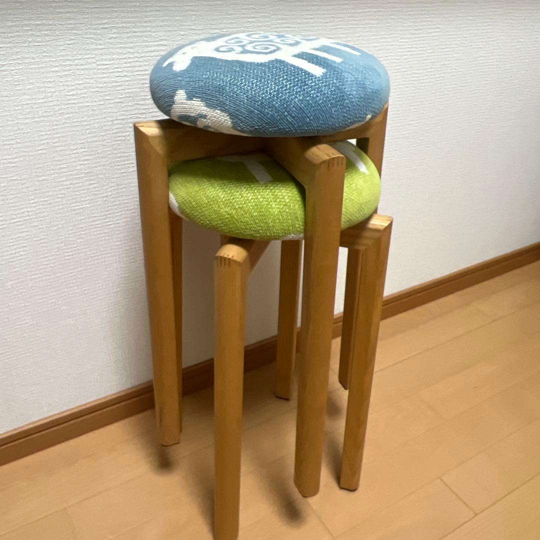 KLIPPAN/2脚セットクリッパンスツールヒツジ color:ブルー・グリーン