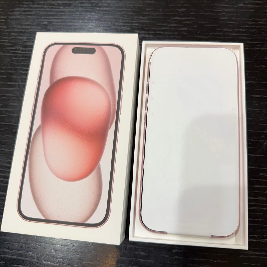 iPhone 15 128GB ピンク 美品 初期化済