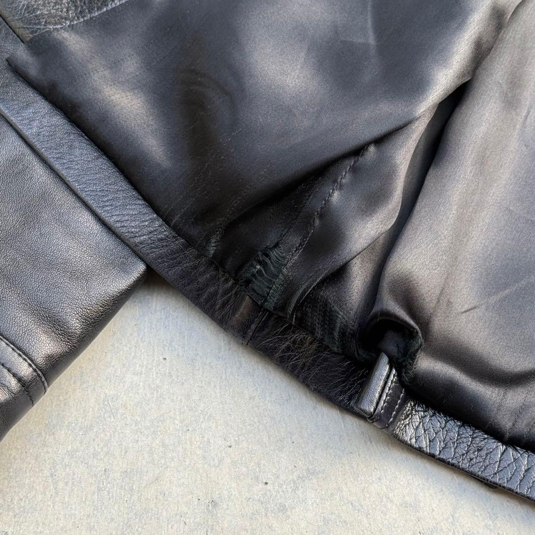 【サイズ2】90s agnès b special leather jacket