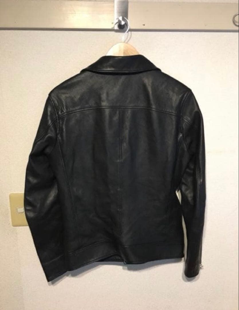 SHIPS (シップス ) ラムレザー ダブルライダースジャケット