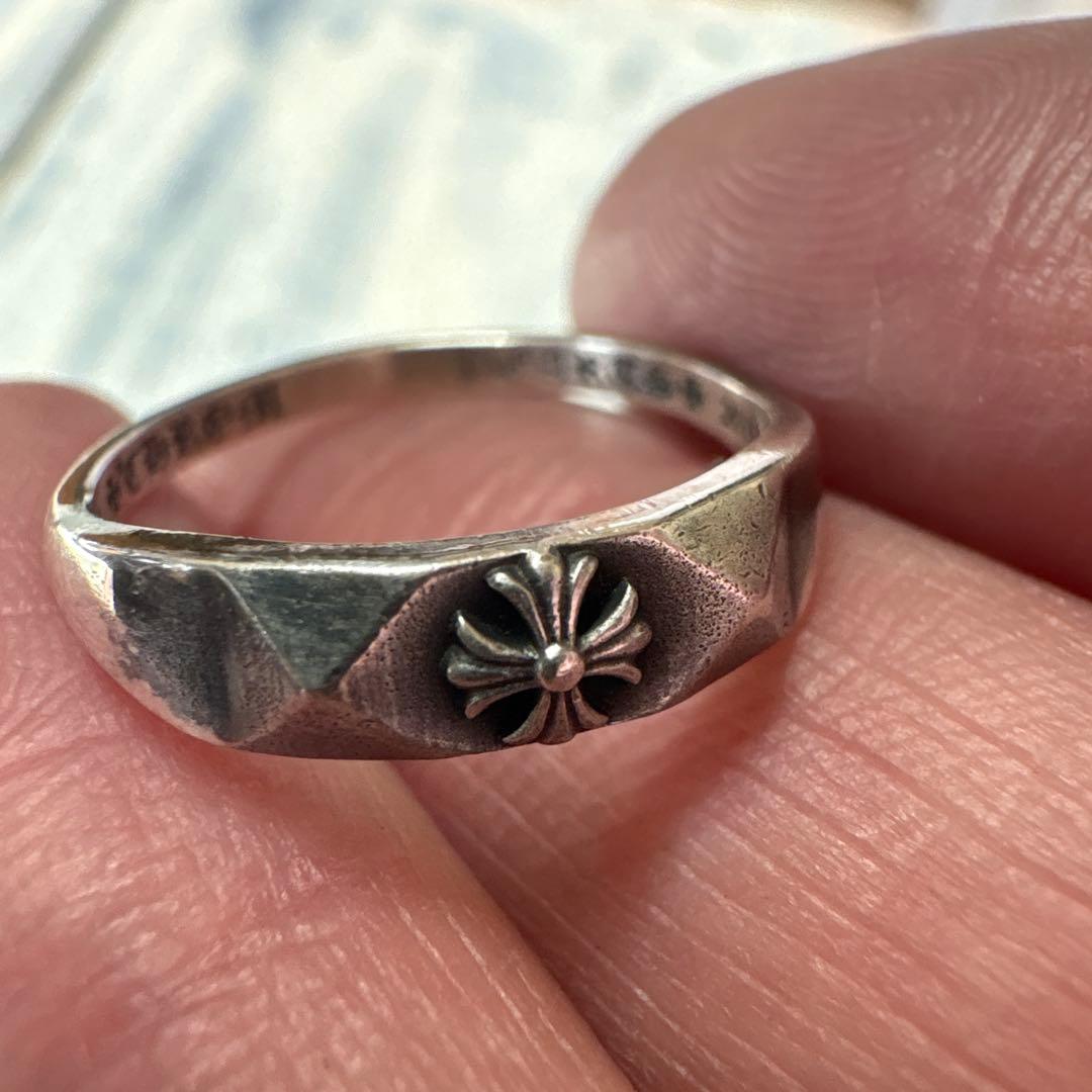 【最終値下げ】 クロムハーツ バブルカムピラミッドプラスリング 16号