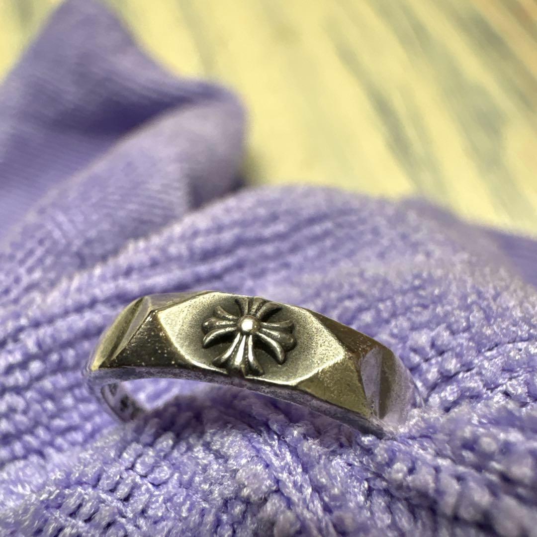 【最終値下げ】 クロムハーツ バブルカムピラミッドプラスリング 16号