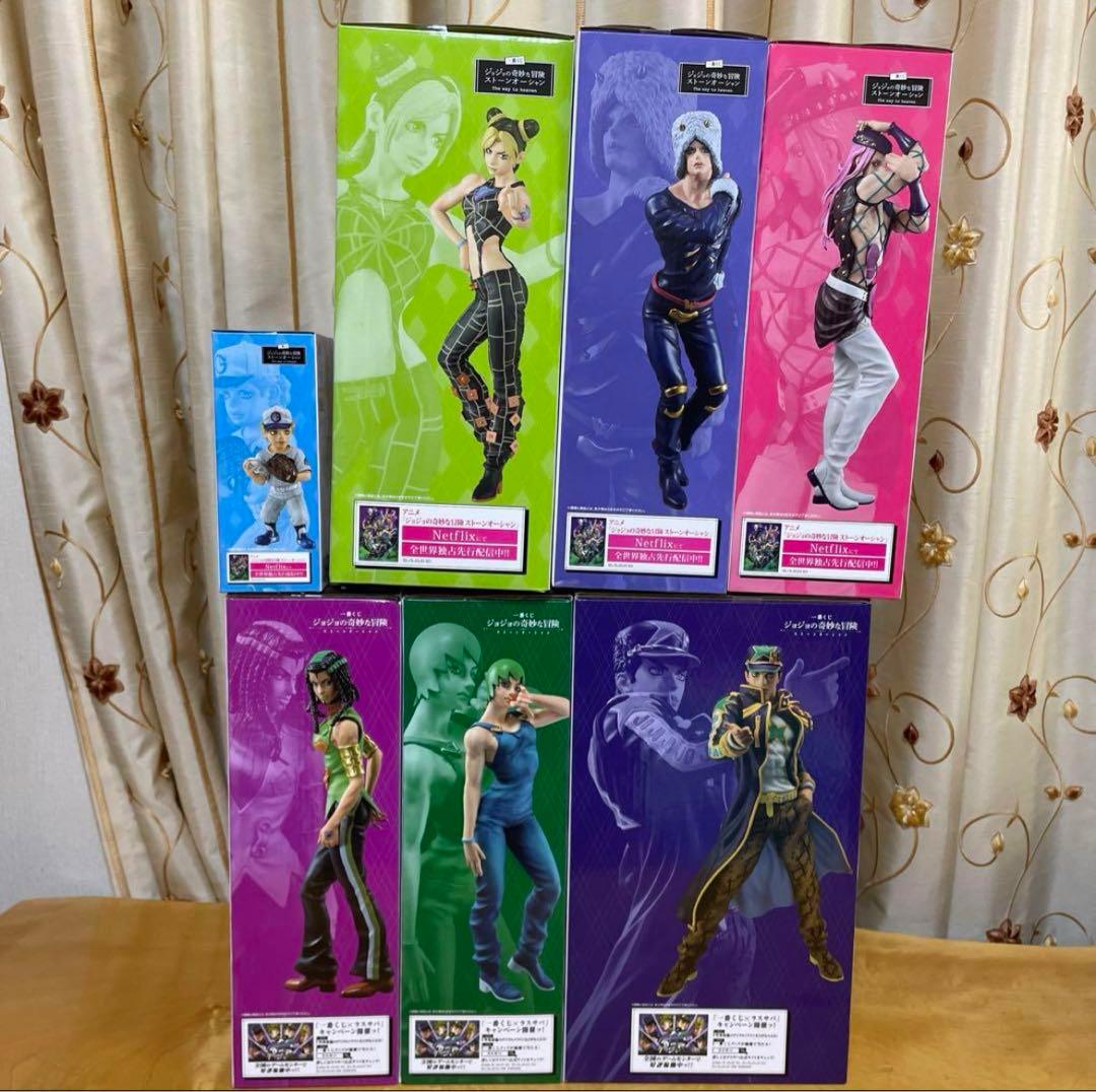 一番くじ ジョジョ ストーンオーシャン 主人公チーム フィギュア 7体セット