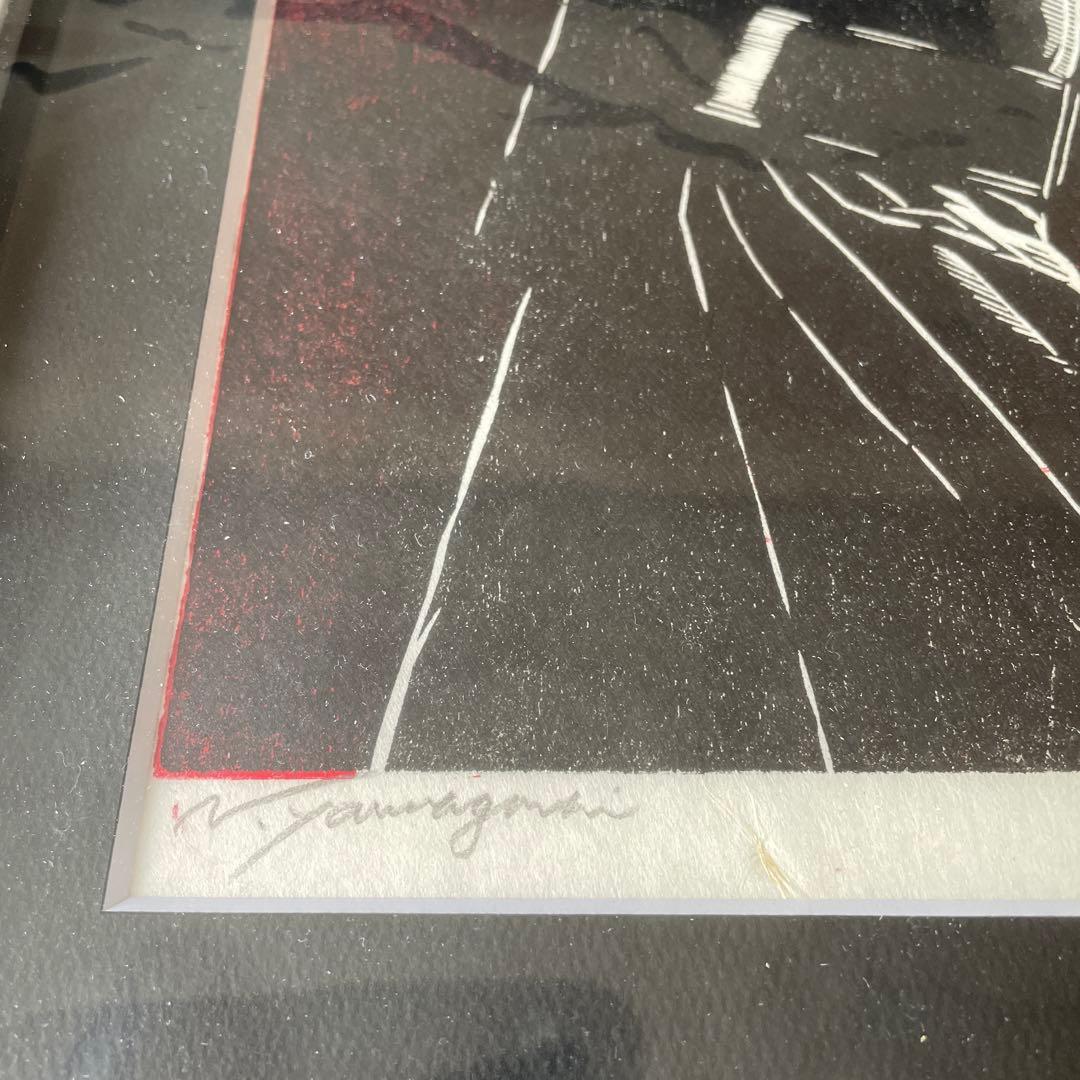 スターウォーズ　カイロレン　木版画　ヤマグチノリカズ　限定　サイン入　完売　レア