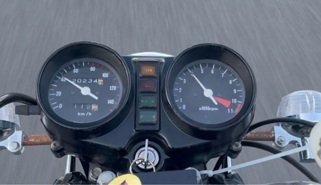 cb250tメータータコメータースピードメーター